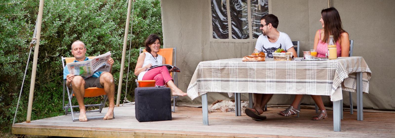 vacances en camping sur l'ile de r