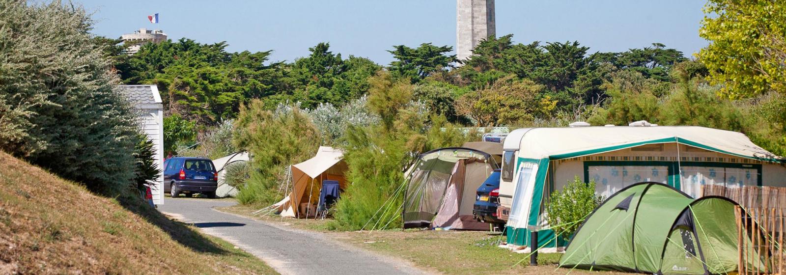 The services of the campsite at the Ile de R